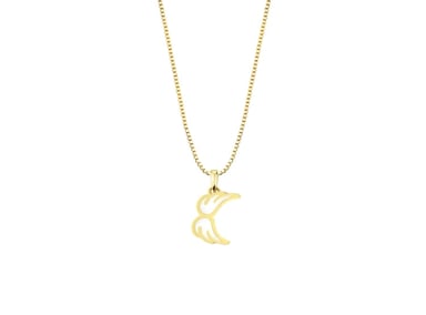 COLLAR BALIQ DIG-2995CAG-0278 ORO 18K WINGS DOBLES - 1