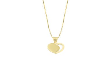 COLLAR BALIQ DIG-2989CAG-0278 ORO 18K CORAZON CALADO