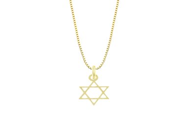 COLLAR BALIQ DIG-2937CAG-0278 ORO 18K ESTRALLA DAVID