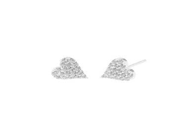 ARETES BALIQ ARS-6180 PLATA 925 CORAZÓN LUMINOSO