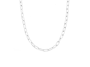 COLLAR BALIQ CAS-2791 PAPERCLIP ESLABONES PLATA 925