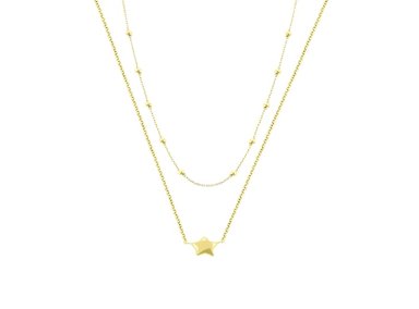 COLLAR BALIQ ESTRELLA GOLDENSILVER