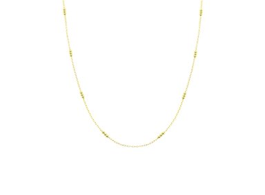 COLLAR BALIQ BOLITAS LUMINOSAS ORO 18K