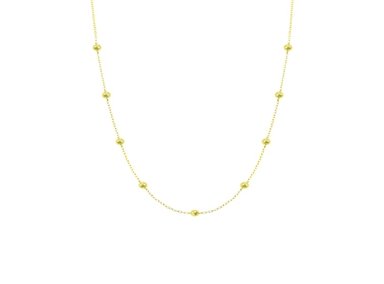 COLLAR BALIQ BOLITAS ORO 18K