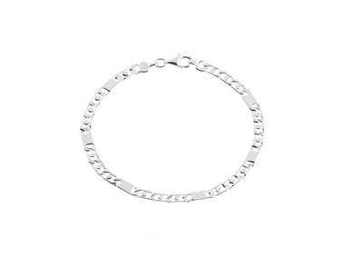 PULSERA BALIQ GUCCI PLANA PLATA 925 HOMBRE