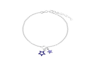 PULSERA STARS NIÑA PLATA 925