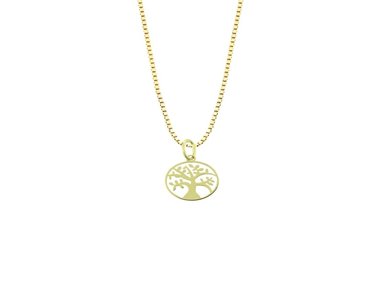 COLLAR BALIQ ARBOL LA VIDA EN ORO 18K