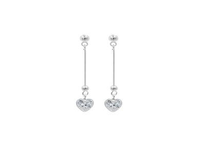 ARETES BALIQ BRILLO AMOR PLATA 925