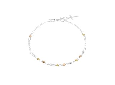 PULSERA BALIQ DENARIO 3 COLORES GOLDENSILVER