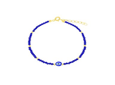 PULSERA BALIQ MURANOS GOLDENSILVER