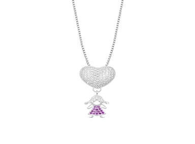 COLLAR BALIQ BICOLOR PLATA 925 - 1