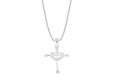 COLLAR BALIQ CRUZ DIVINA PLATA 925