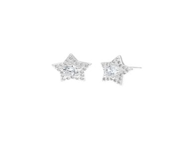 ARETES BALIQ ESTRELLAS DIVINAS PLATA 925