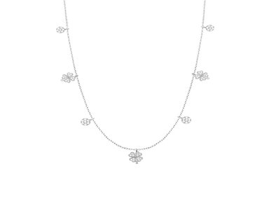 COLLAR TRÉBOL PLATA 925