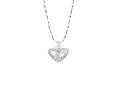 COLLAR CORAZÓN PLATA 925