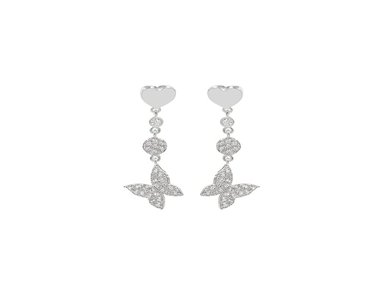 ARETES MARIPOSA PLATA 925