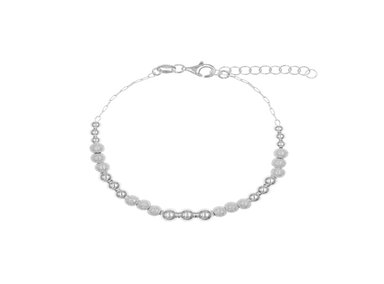 PULSERA ESFERAS PLATA 925