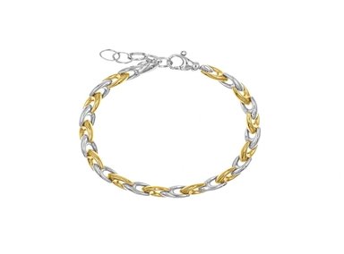 PULSERA ENLACES DROPS GOLDENSILVER