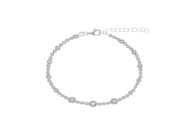 PULSERA BOLITAS PLATA 925