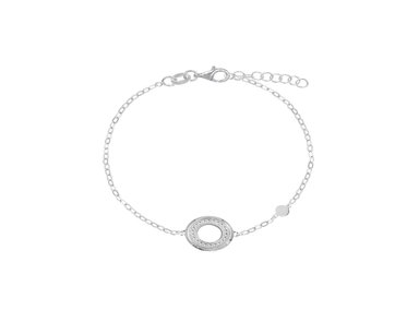 PULSERA CIRCULO PLATA 925