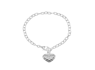 PULSERA CORAZONES PLATA 925