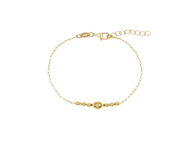 PULSERA BOLITAS GOLDENSILVER
