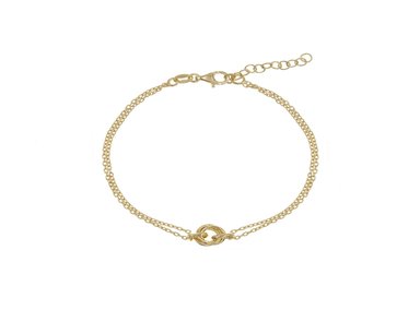 PULSERA KNOTS GOLDENSILVER