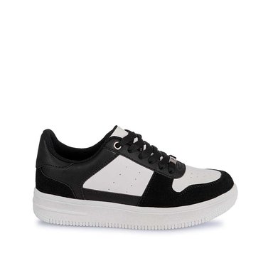 ZAPATILLAS CASUALES MUJER PIAZZA NEGRO BLANCO MARLA-2509