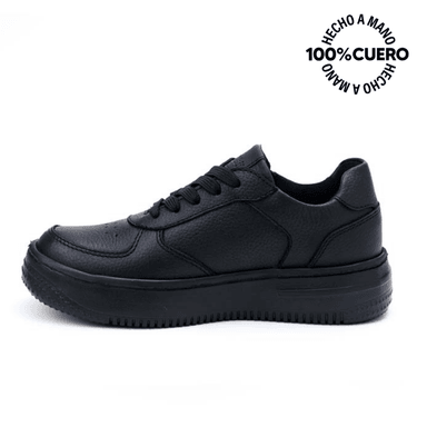 ZAPATILLAS ESCOLARES NIÑO RABBIT CUERO NEGRO CASUAL ANDREI-2503 - 2