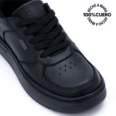ZAPATILLAS ESCOLARES NIÑO RABBIT CUERO NEGRO CASUAL ANDREI-2503 - 3