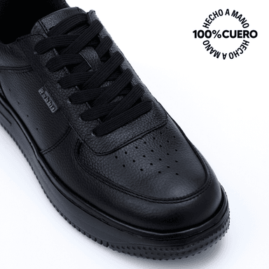 ZAPATILLAS ESCOLARES NIÑO RABBIT CUERO NEGRO CASUAL JOSE-2515 - 3
