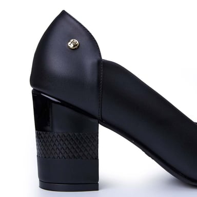 ZAPATO STILETTO CASUAL DON-2536 NEGRO PIAZZA - 3