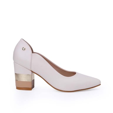 ZAPATO STILETTO CASUAL DON-2536 HUESO PIAZZA - 1