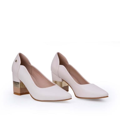 ZAPATO STILETTO CASUAL DON-2536 HUESO PIAZZA - 2