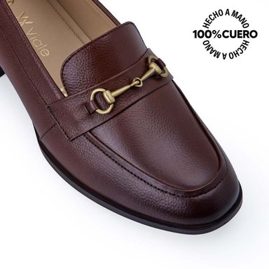 ZAPATO MOCASÍN CASUAL FORMAL LE-2515 TOFFE VIALE CUERO - 3
