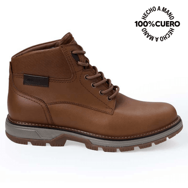 BOTÍN DERBY CASUAL ANGELO-2541 OLIVO VIALE HOMME CUERO - 1