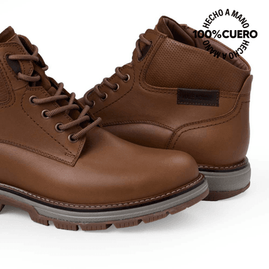 BOTÍN DERBY CASUAL ANGELO-2541 OLIVO VIALE HOMME CUERO - 2