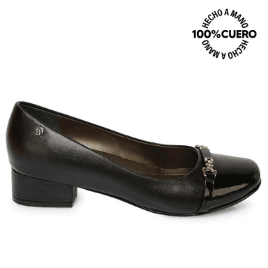 ZAPATO REINA VESTIR TATI-2525 NEGRO VIALE CUERO - 1