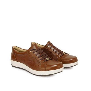 ZAPATO DERBY CASUAL WIL-2522 HABANO VIALE CUERO - 2