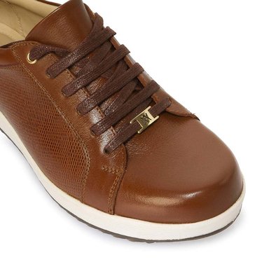 ZAPATO DERBY CASUAL WIL-2522 HABANO VIALE CUERO - 3