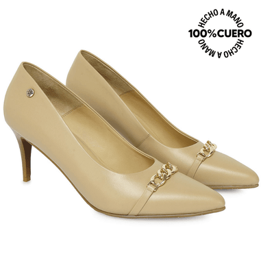 ZAPATO REINA VESTIR TERI-2540 SAND VIALE CUERO - 4