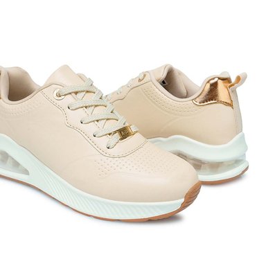 ZAPATILLA CASUAL VALE-2503 VAINILLA/ORO ROSA ADV - 2