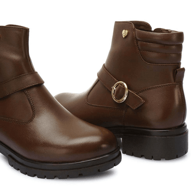 BOTÍN CASUAL YADIRA-2525 AFRICANO RABBIT CUERO - 2