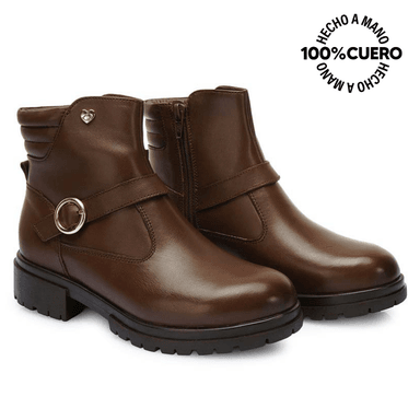 BOTÍN CASUAL YADIRA-2525 AFRICANO RABBIT CUERO - 4