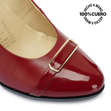 ZAPATO REINA CASUAL ALE-2533 CRAMBERRY VIALE CUERO - 3