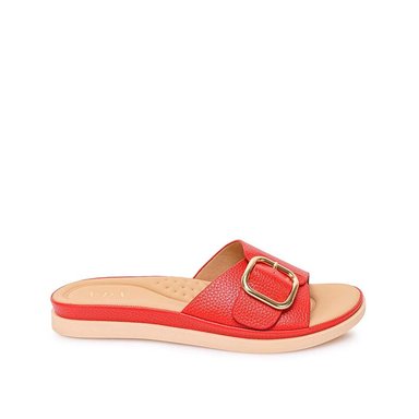 SANDALIA SLIDE CASUAL ANA-2637 ROJO ADV - 1