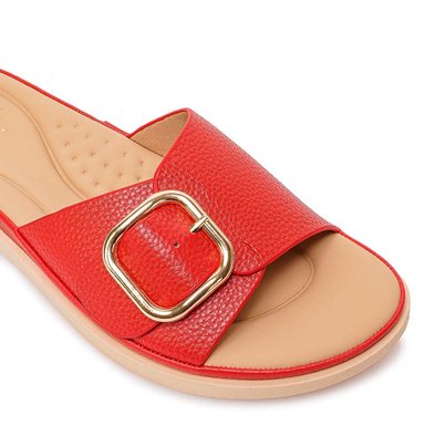 SANDALIA SLIDE CASUAL ANA-2637 ROJO ADV - 3