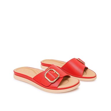 SANDALIA SLIDE CASUAL ANA-2637 ROJO ADV - 4