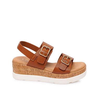 SANDALIA STRAP CASUAL ANA-2627 NATURAL ADV - 1