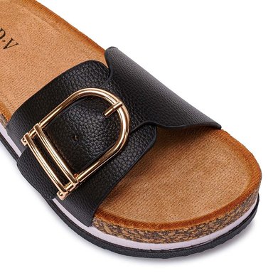 SANDALIA STRAP CASUAL ANA-2607 NEGRO ADV - 3